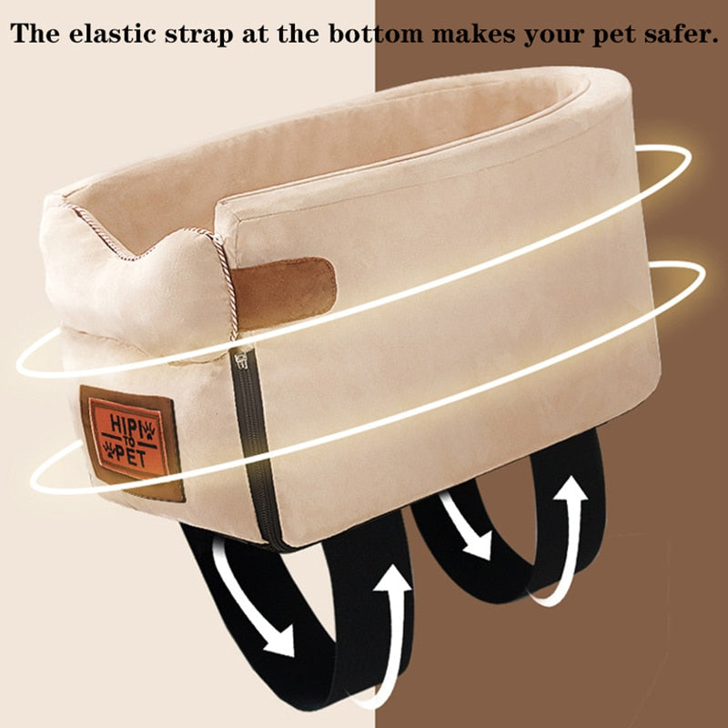 Best Pet Safety Booster Seat Portable Cat or Dog Car Seat  For Small Pet