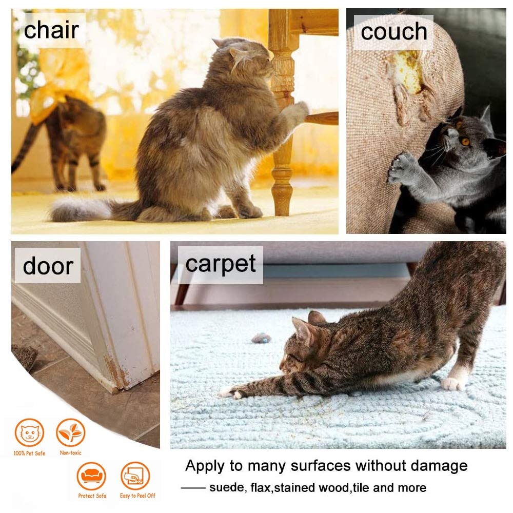 Best Couch Cat Scratcher Cardboard Protector Cover Deterrent Pad Sofa Cover