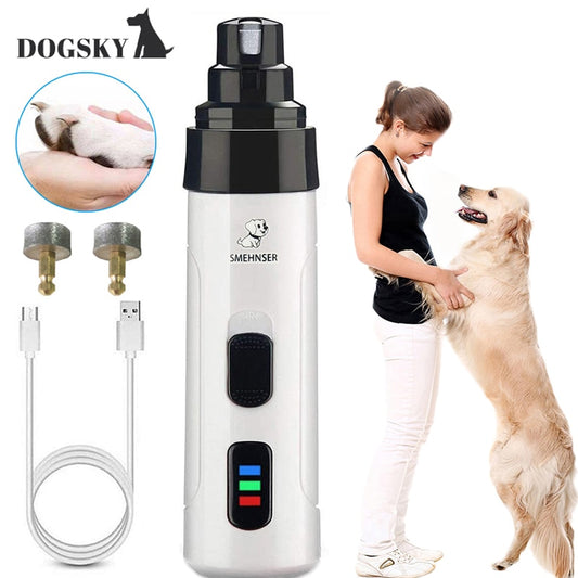 Best Safe for Dogs Nail Trimmer Usb Grooming Clippers Low Noise Pet Grooming