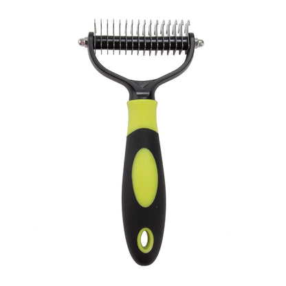 Best Dog and Cat Comb Hair Remover For Long Hair Curly Undercoat Brush Pet Grooming