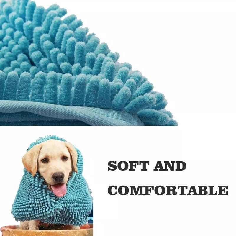 Best Super Absorbent Pup Shammy Towel Microfiber Grooming Massager Towel