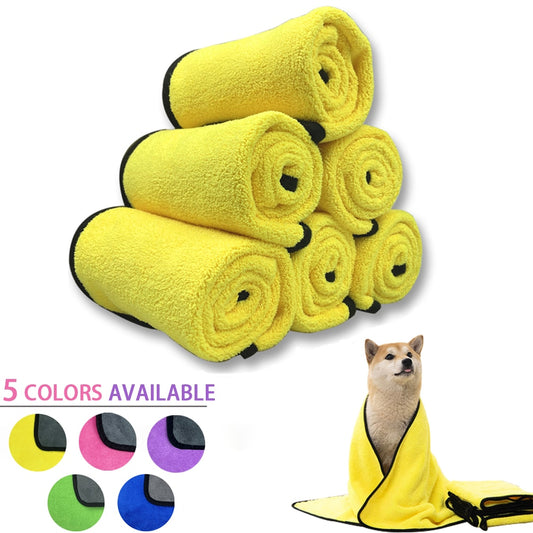 Quick-drying Pet Dog and Cat Towels Pet Grooming