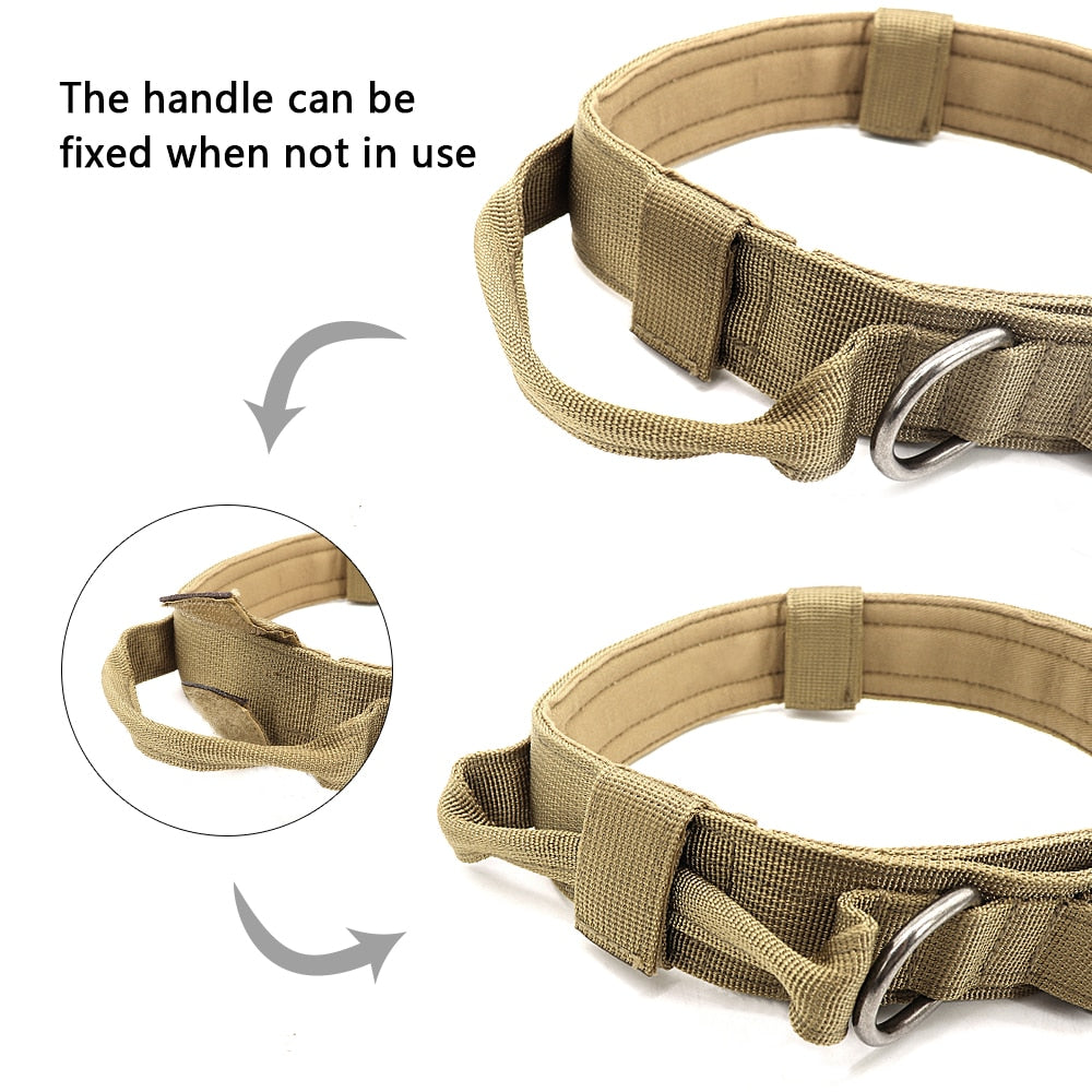 Tactical Dog Collar Military Adjustable Nylon