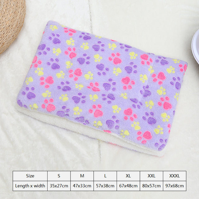 Soft Flannel Thickened Pet Soft Pad