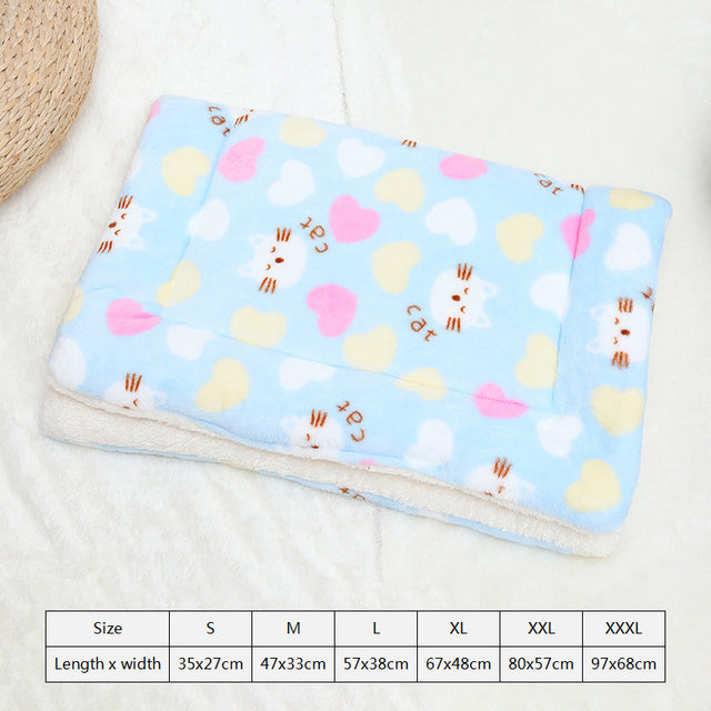 Soft Flannel Thickened Pet Soft Pad