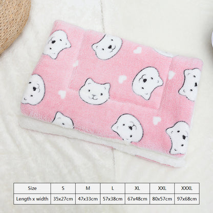 Soft Flannel Thickened Pet Soft Pad
