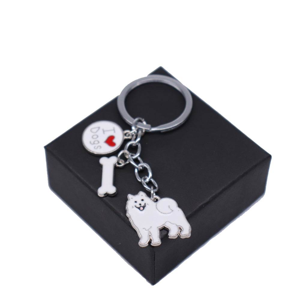 Dog Bone Keychains Jewelry Custom