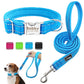 Dog Collar Personalized Leash Lead Custom