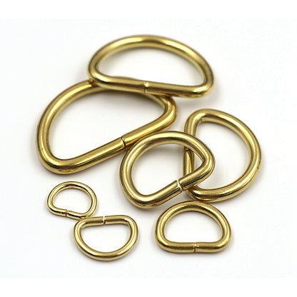 Solid Brass D Rings Buckles for Strap