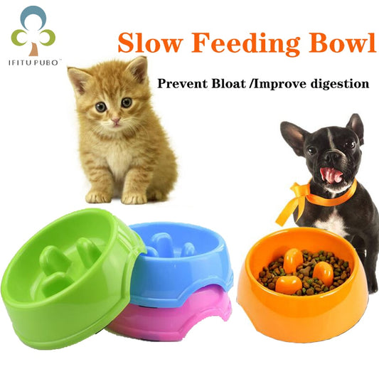 Pet Bowl Slow Feeding Anti Choking