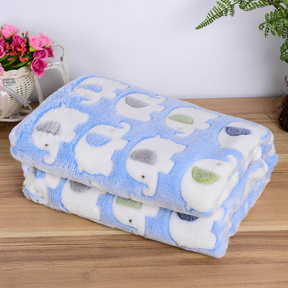 Fleece Dog Blanket Coral Fleece