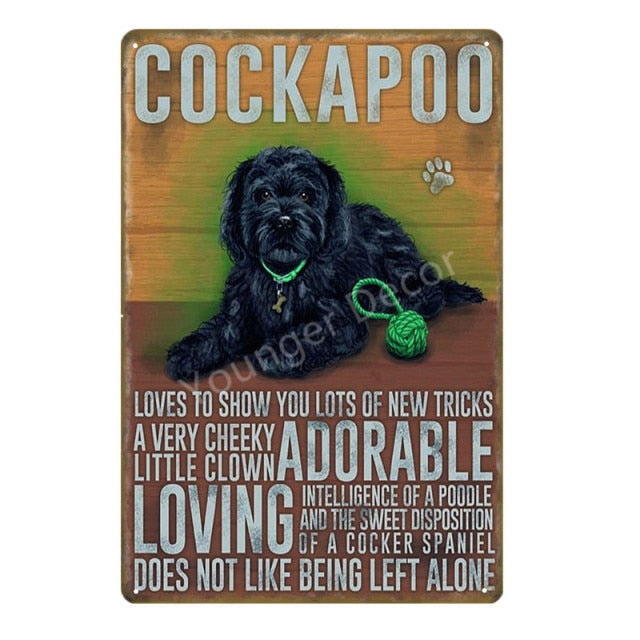 Funny Animals Pet Dogs Wall Decor