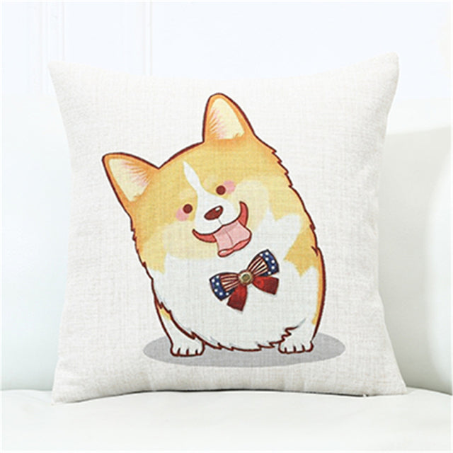 Cartoon Lovely Welsh Corgi Pembroke