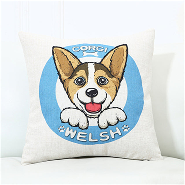 Cartoon Lovely Welsh Corgi Pembroke