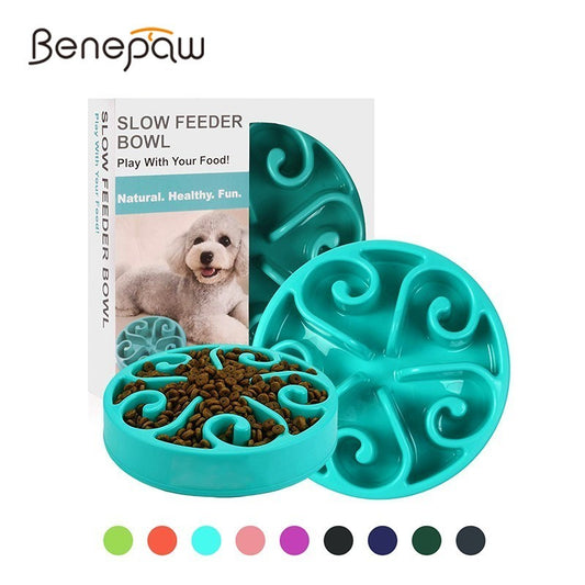 Fun Slow Feeder Dog Bowl Food Nonslip