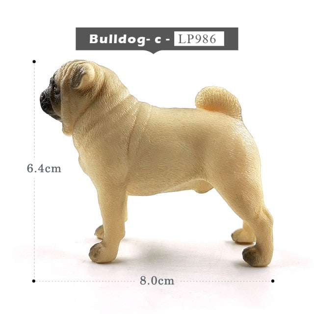 Farm Lovely Dog Simulation figurine