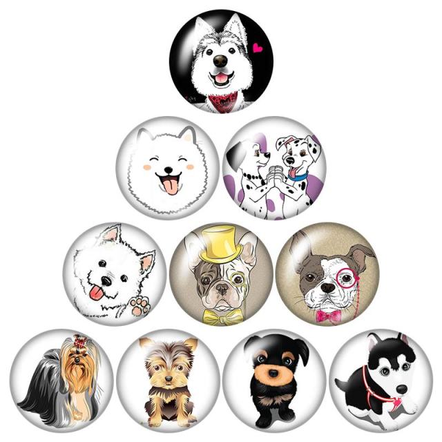 Lovely Dog Love pet snap buttons