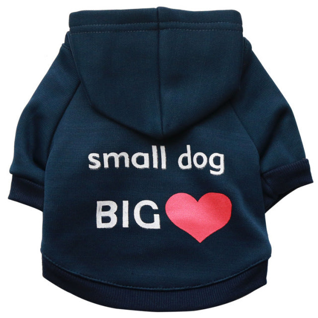 Security Dog Clothes Small Dog Hoodie