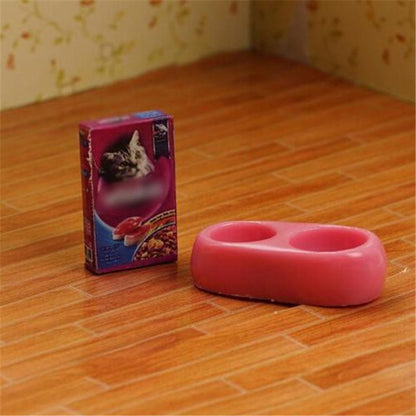 Mini Dog Cat  Model Toys For Doll