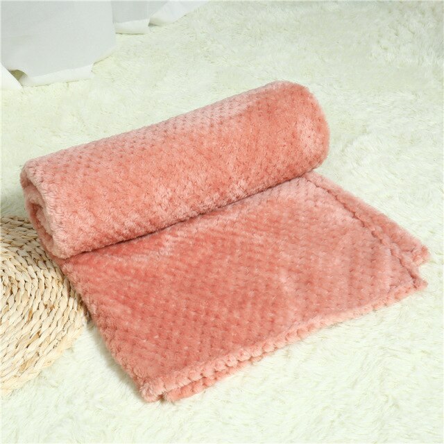 New Winter Warm Dog Bed Blanket Soft Fleece - Dog Bed Supplies