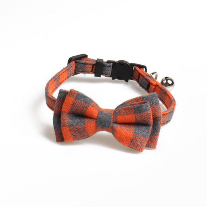 Colorful Plaid Small Dogs Collars Striped