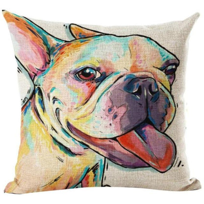 Cute Dog Dachshund Print Pillow cover