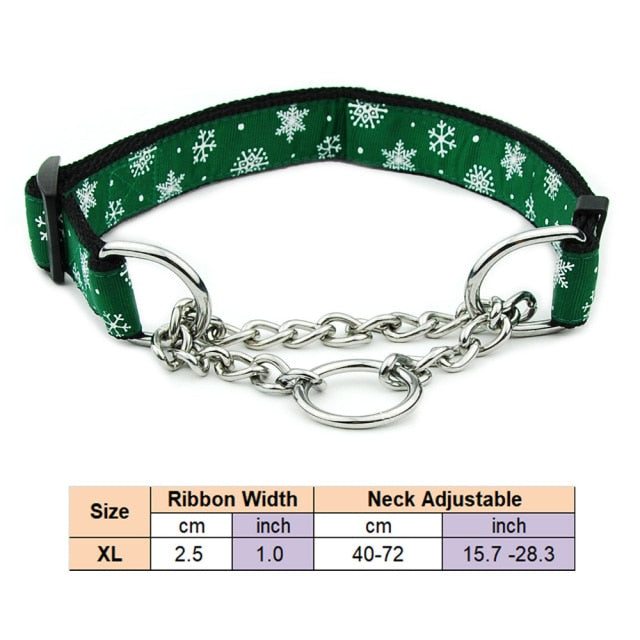 Dog Collar with Welded Link Chain