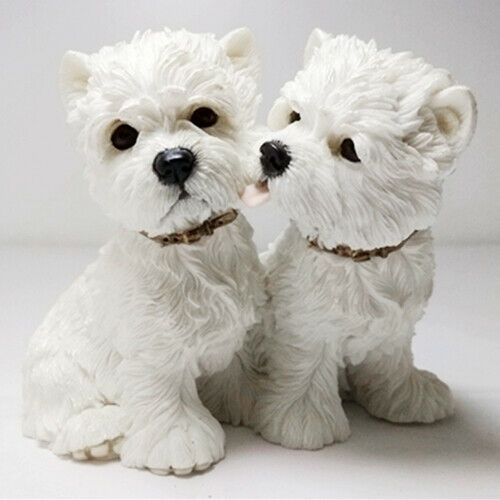 West Highland White Terrier Couples Dog Figure