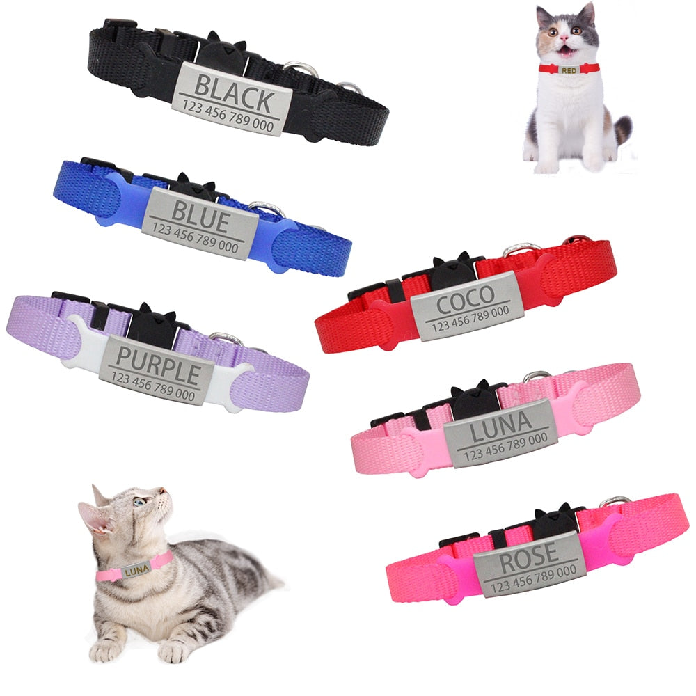 Customize Personalized ID Cat Collar