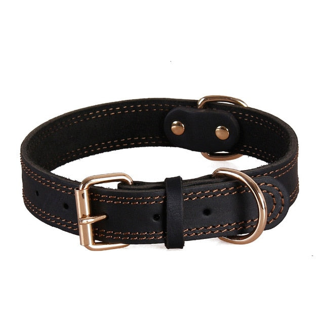 Quality Genuine Leather Dog Collar
