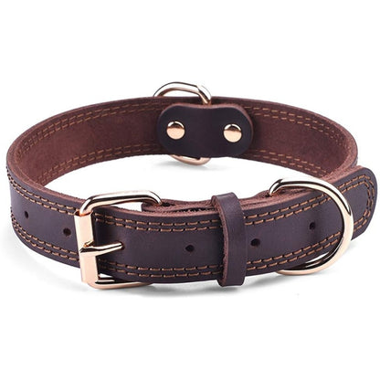 Quality Genuine Leather Dog Collar