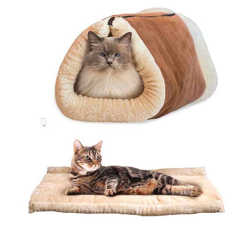 Cute Cat Sleeping Bag Warm Pet Bed