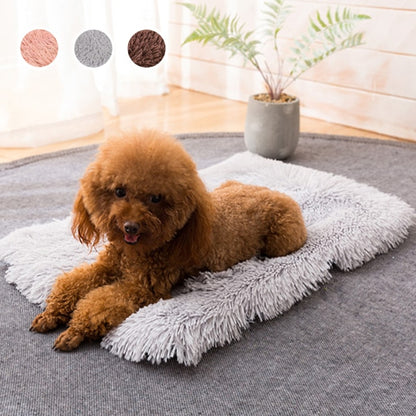 Winter Dog Bed Mat Soft Fleece Cushion - Dog Bed Supplies