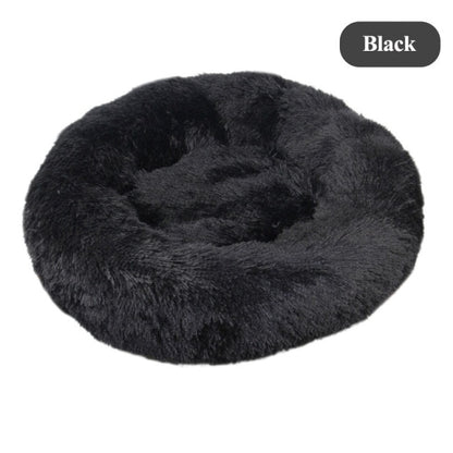 Super Soft Bed Round Washable Long Plush Bed Sofa - Dog Bed Supplies