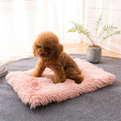 Winter Dog Bed Mat Soft Fleece Pet Cushion