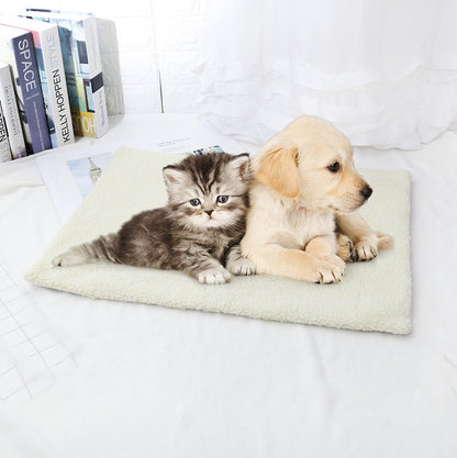 New Pet Soft Fleece Cat Self-heating Blanket