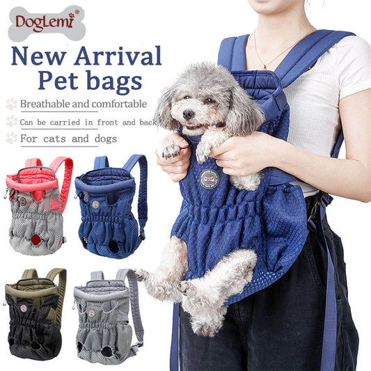 Pet dog carrying backpack travel Shoulder large Bags
