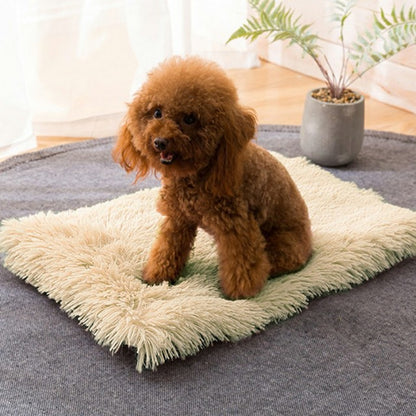 Winter Dog Bed Mat Soft Fleece Cushion - Dog Bed Supplies