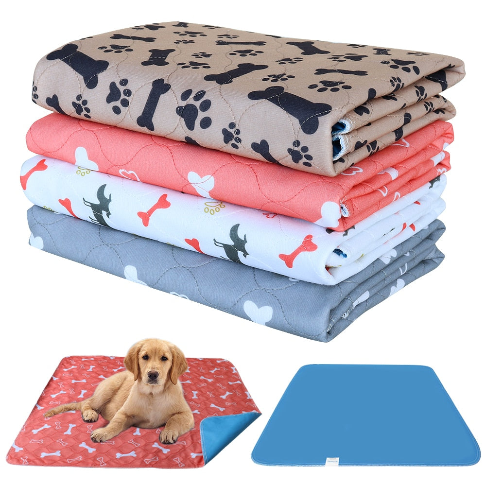 Reusable Pet Urine Pad Washable Dog Cat Diaper Mat - Dog Bed Supplies