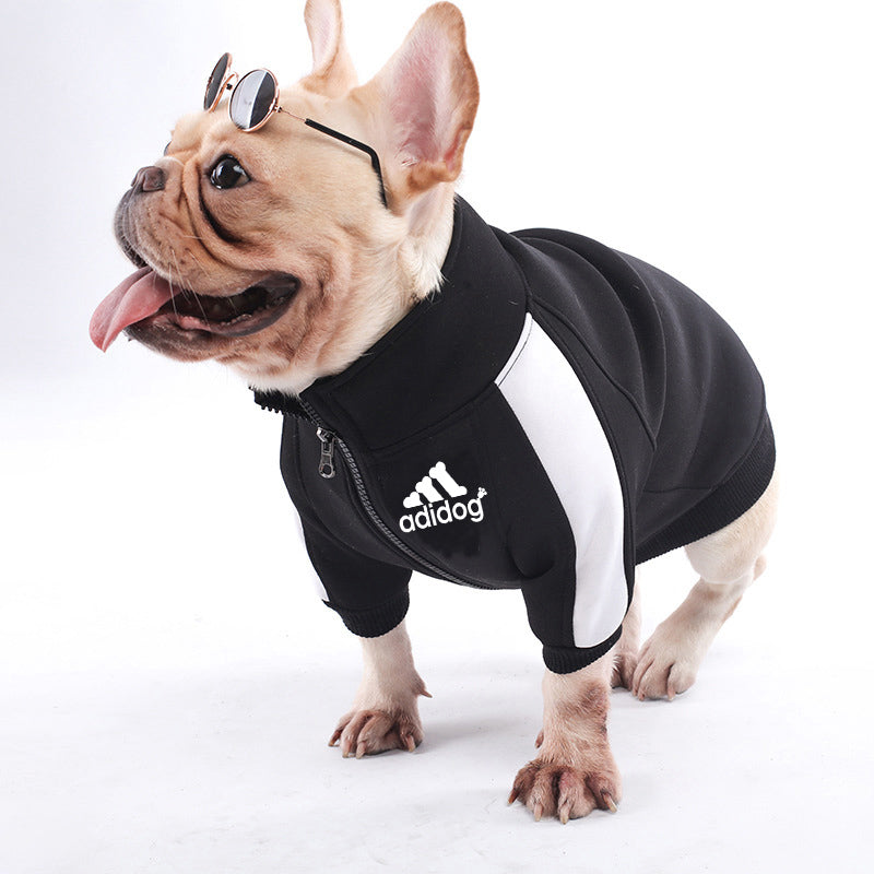 Fashion Dog Hoodie Bulldog Clothing