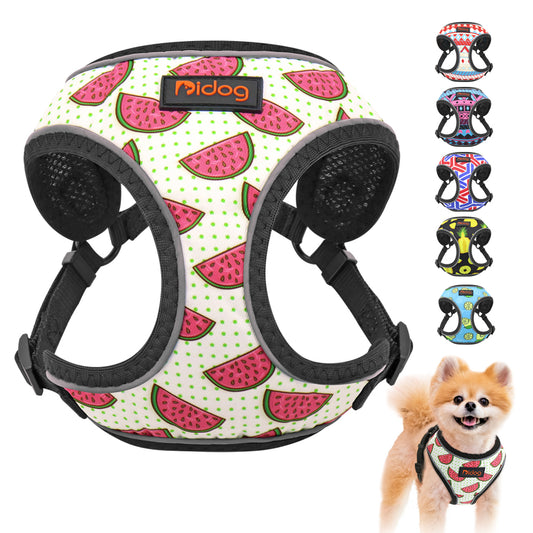 Nylon Reflective Dog Harness Vest Printed