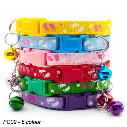 Dog Collar With Bell Adjustable Collar