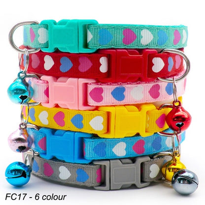 Dog Collar With Bell Adjustable Collar