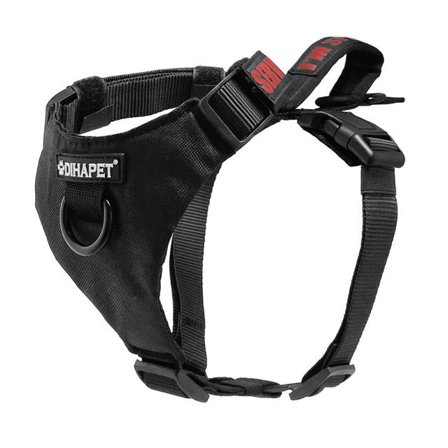 Dog Walking Harness with 2 Metal Rings and Handle