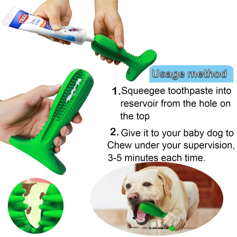 Rubber Pet Toys Chew Bite Cleaning