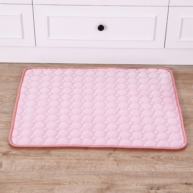 Summer Pet Dog Cooling Mat Breathable Sleeping Ice Pads - Dog Bed Supplies