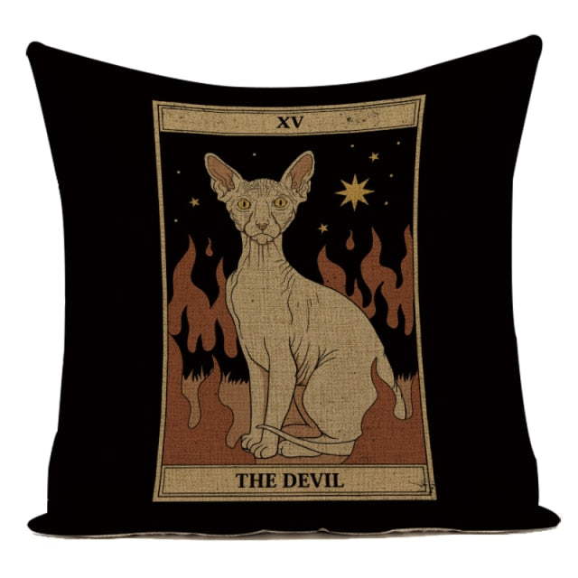 Tarot Card Pattern Dog Pillow Case