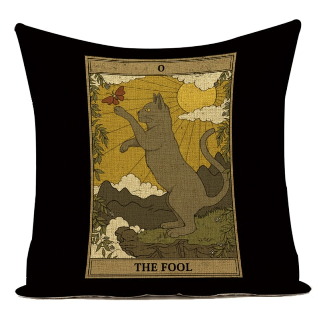 Tarot Card Pattern Dog Pillow Case