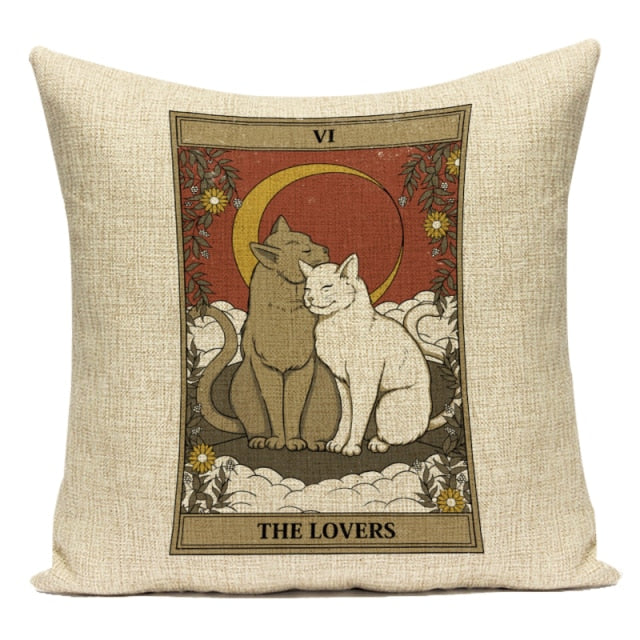 Tarot Card Pattern Dog Pillow Case