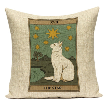 Tarot Card Pattern Dog Pillow Case